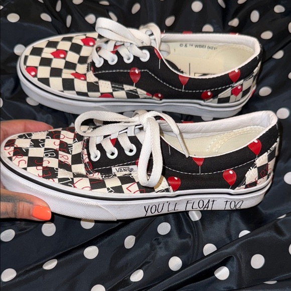 Vans House of Terror x Era 'IT' Pennywise Horror Slip-On Women’s Sz.6 - Picture 5 of 16